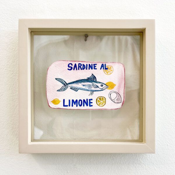 Marie Schack, Galleri kbh kunst, galleri, kunst, billig kunst, dansk kunst, sardine al limone, sardiner, citron