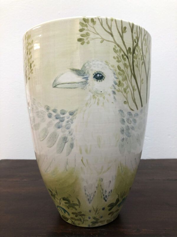 Lisbeth Thygesen - Green spirit bird (Vase) - Image 2