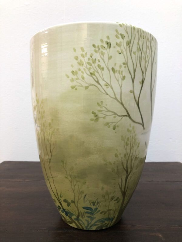 Lisbeth Thygesen - Green spirit bird (Vase) - Image 4