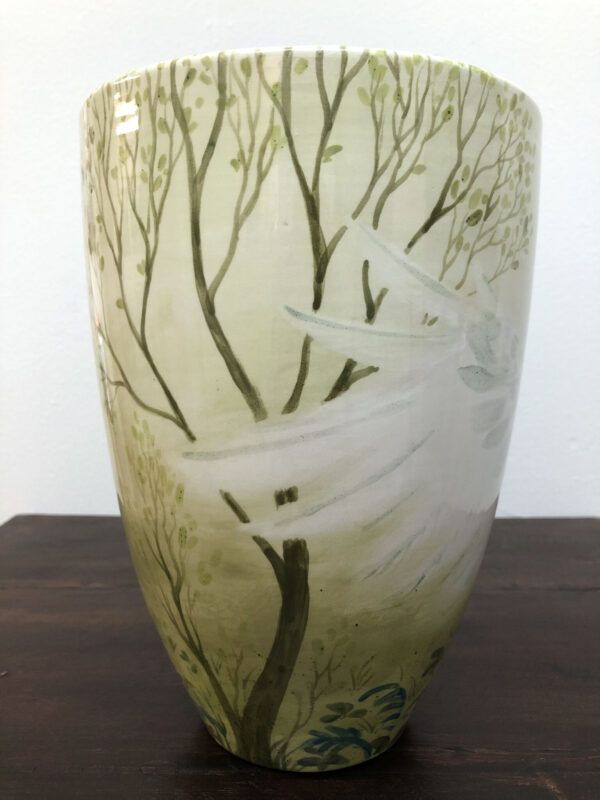 Lisbeth Thygesen - Green spirit bird (Vase) - Image 3