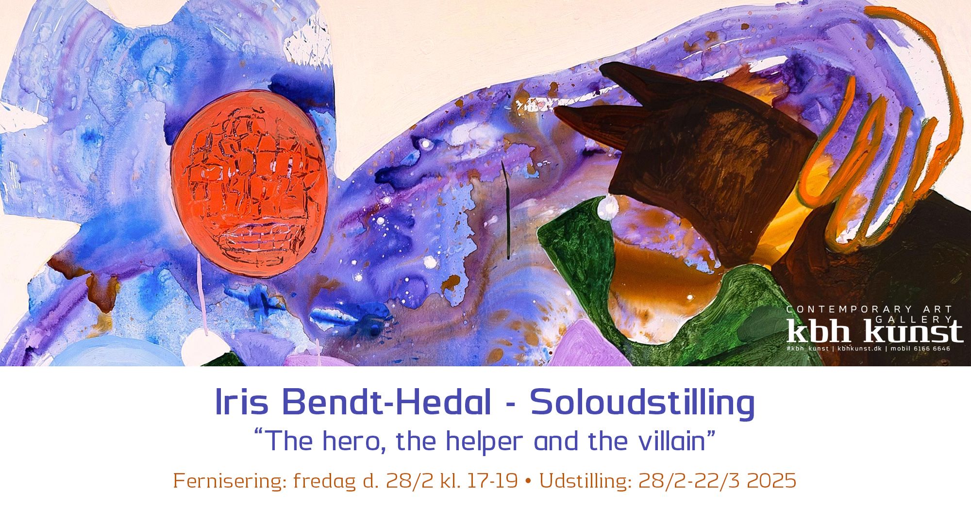 Iris Bendt-Hedal, Galleri kbh kunst, soloudstilling, udstilling, fernisering, kunst, maleri, arketyper